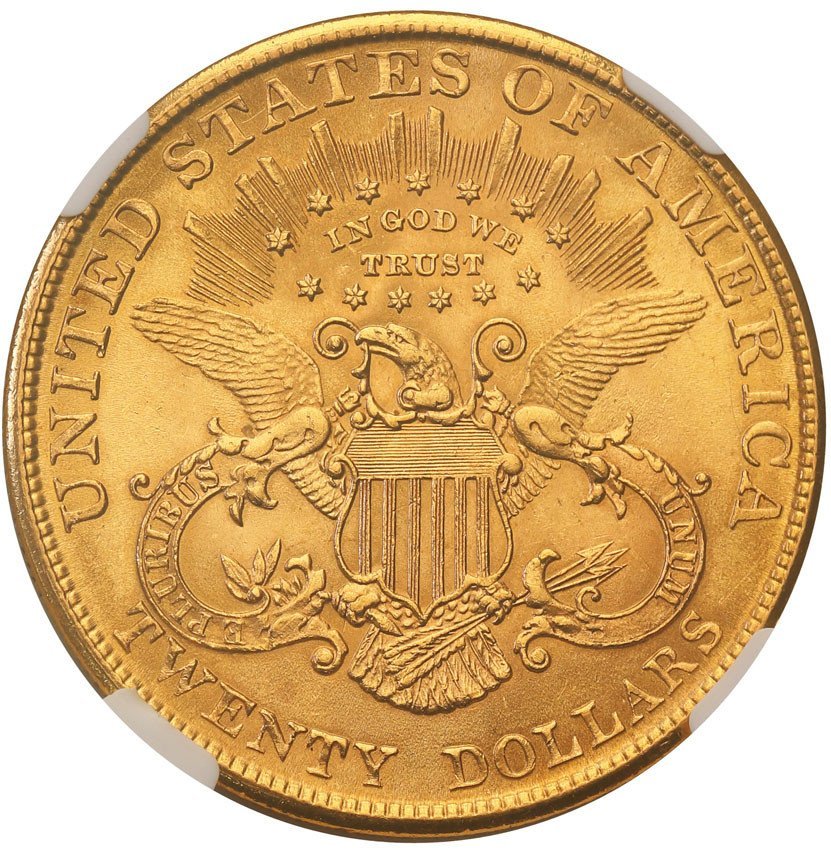USA. 20 dolarów 1904 Philadelphia NGC MS64